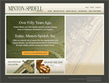 Tablet Screenshot of minton-spidell.com